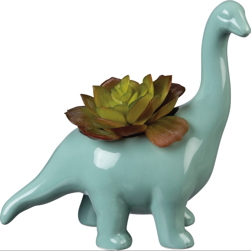 Novelty Ceramic Brontosaurus Planter